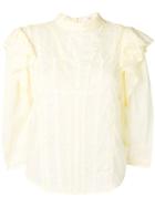 Isabel Marant Étoile Embroidered Blouse - Yellow