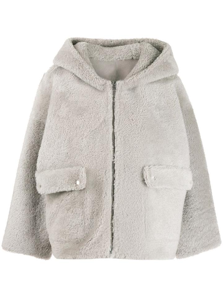 Liska Hooded Jacket - Grey