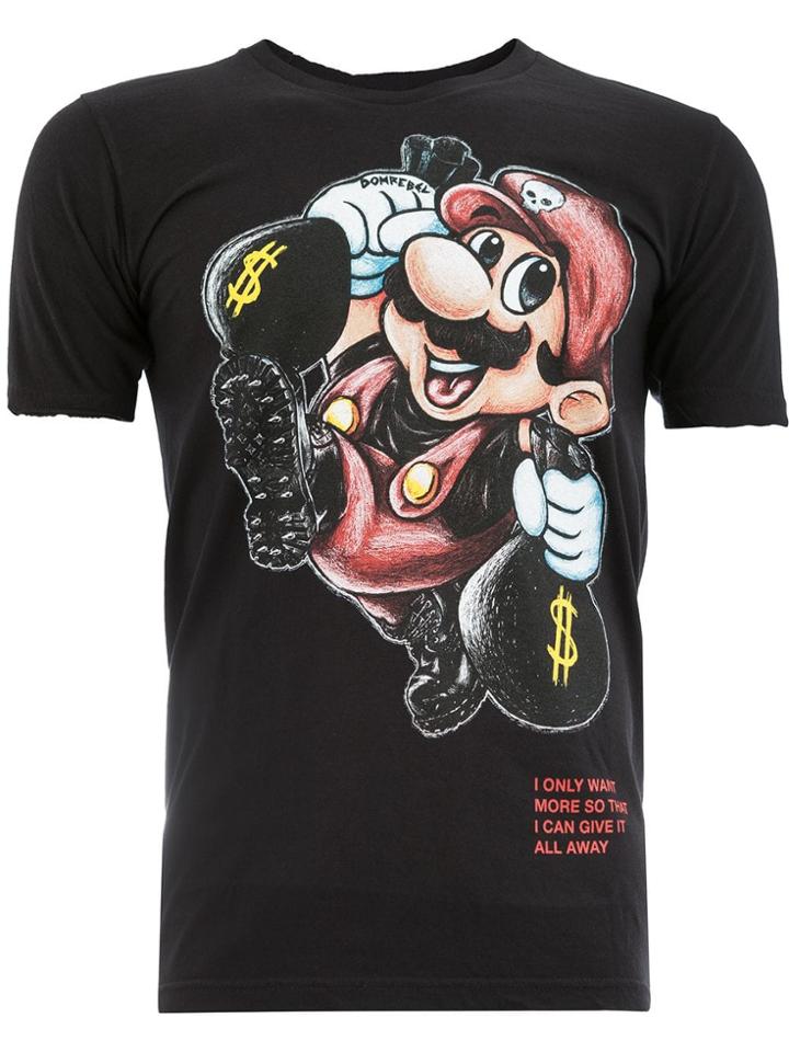Dom Rebel Graphic Logo T-shirt - Black