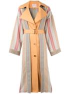 Roksanda Multi Stripe Trench Coat - Grey