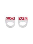 Givenchy Dual Love Ring Set - Metallic