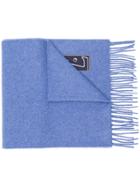 Lanvin Classic Fringed Scarf - Blue