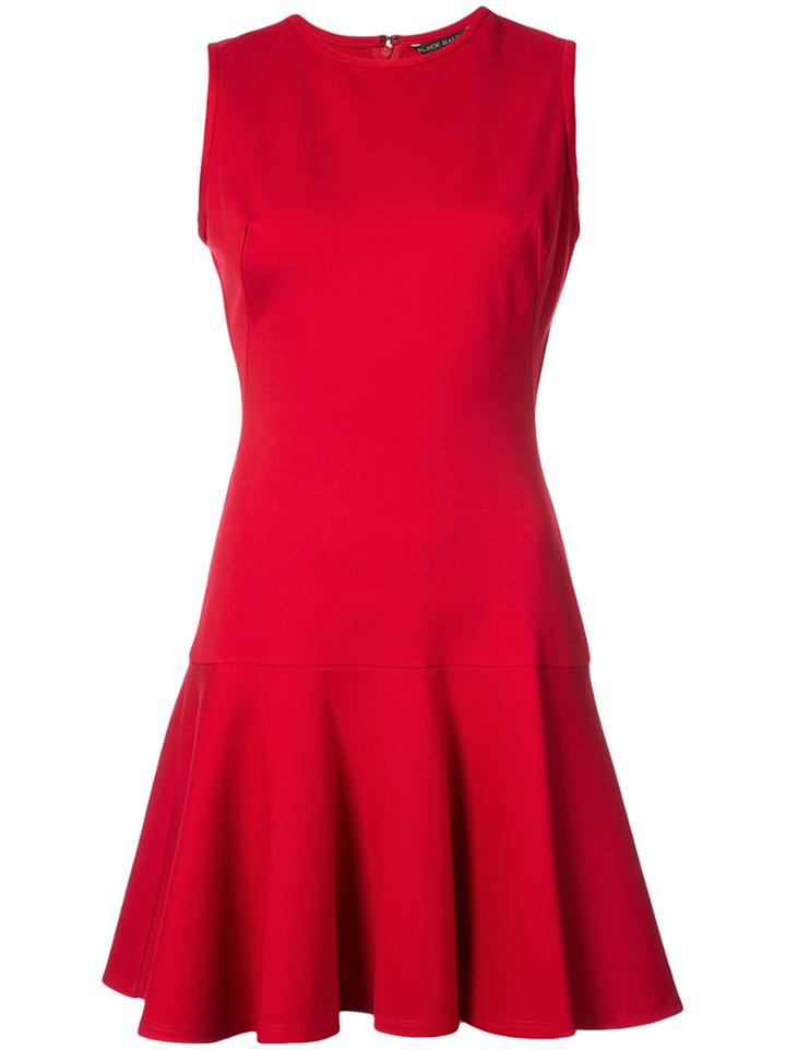 Black Halo Flared Mini Dress