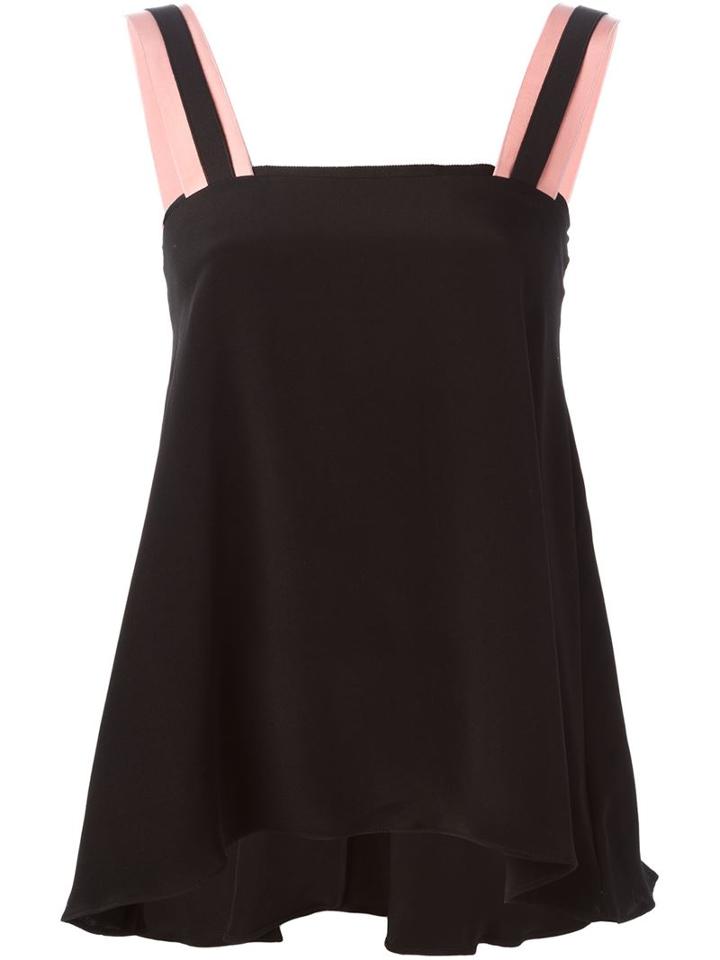 Roksanda Contrasting Strap Flared Top