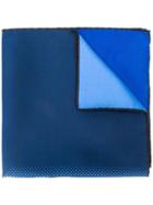 Lanvin Gradient Panel Pocket Square - Blue