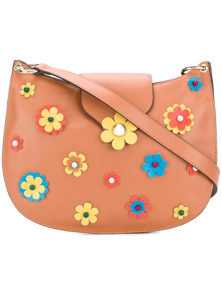 Tila March Mila Floral Hobo Bag - Nude & Neutrals