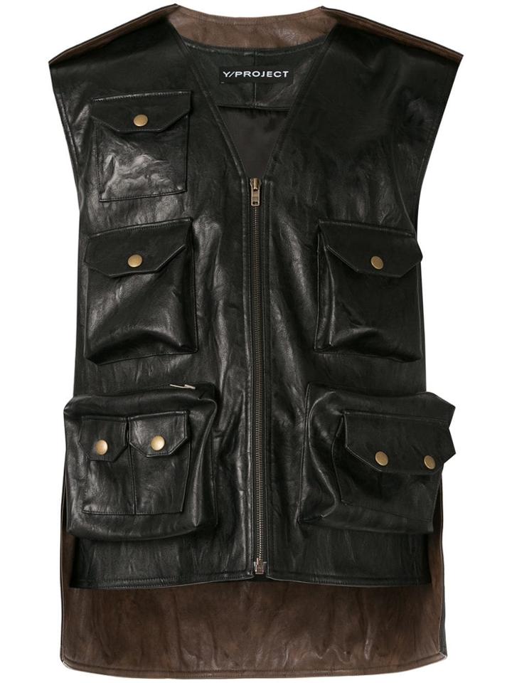 Y/project Hunting Vest - Black