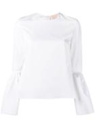 Roksanda 'truffaut' Blouse, Women's, Size: 8, White, Cotton