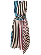 Dvf Diane Von Furstenberg Striped Dress - Multicolour