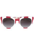 Dolce & Gabbana Striped Sunglasses