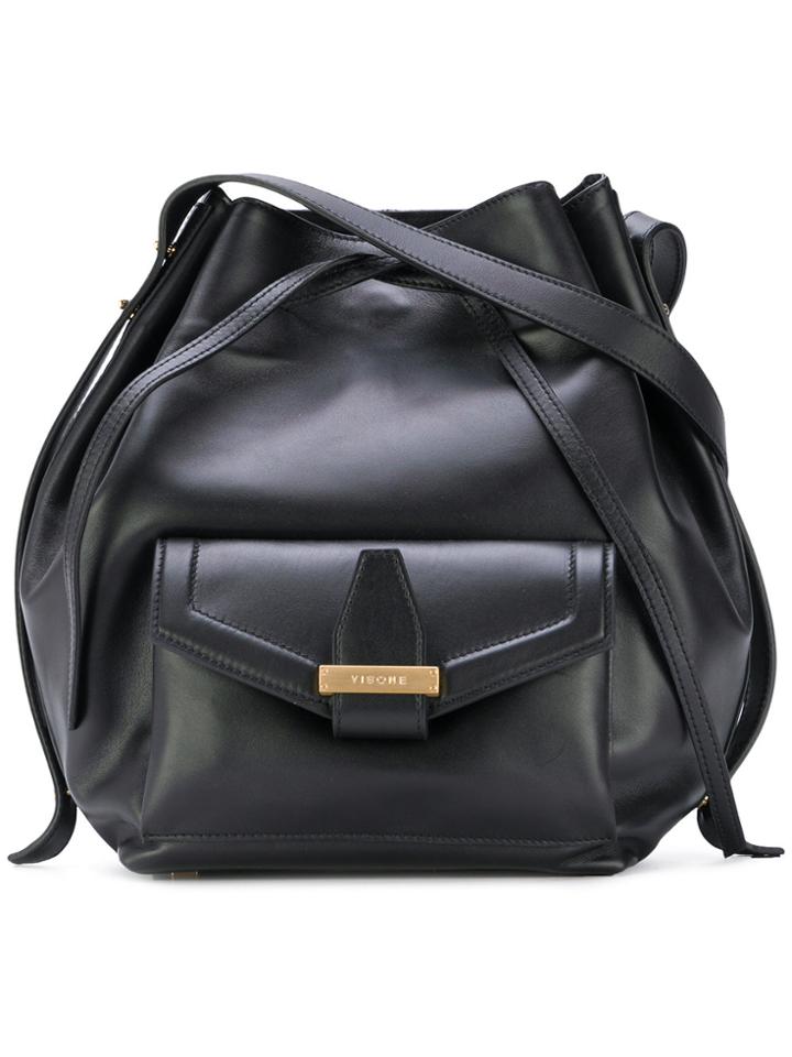 Visone Abbey Large Tote Bag - Black