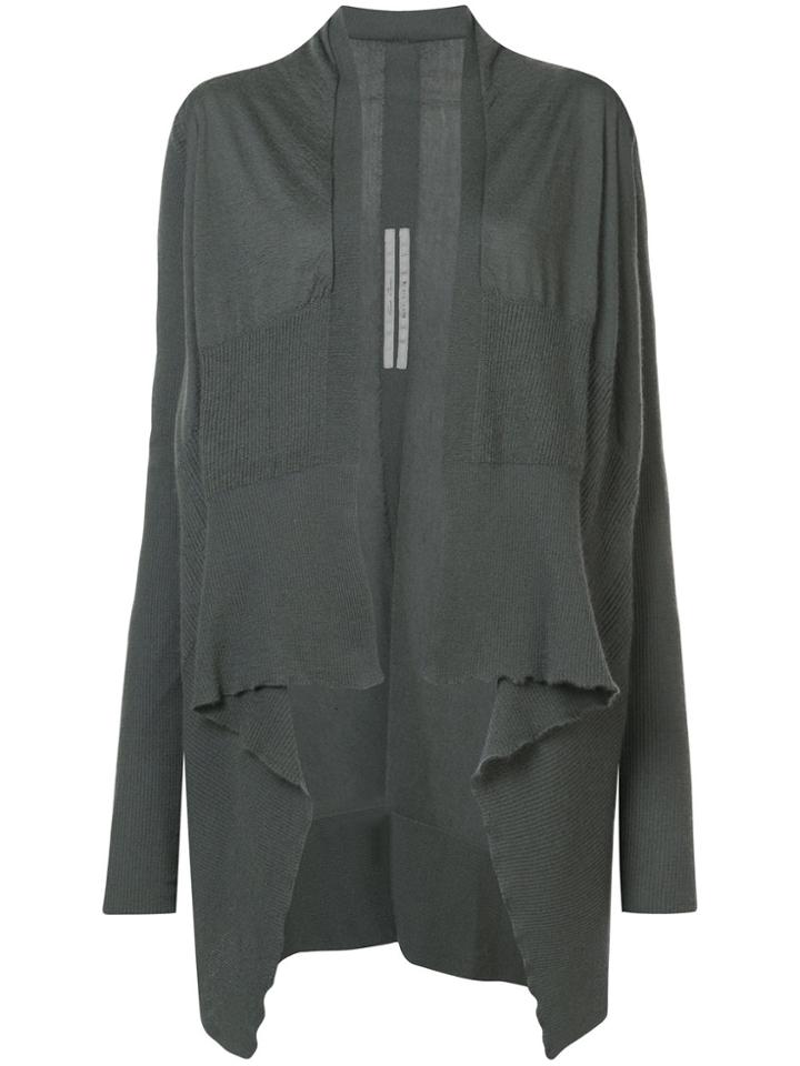 Rick Owens Forever Medium Wrap Cardigan - Grey