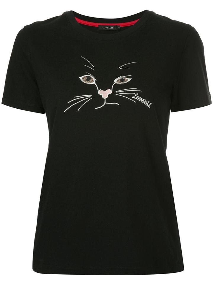 Loveless Cat T-shirt - Black