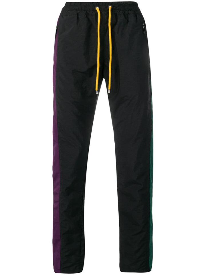 Pyer Moss Color Blocked Track Trousers - Black