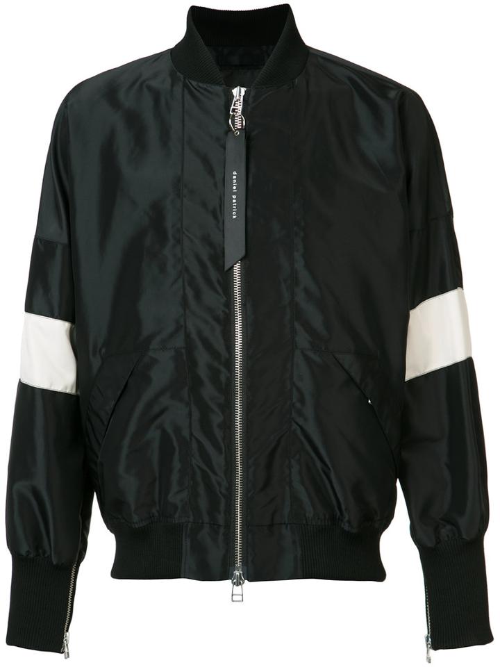 Daniel Patrick - Hero Bomber Jacket - Men - Silk/nylon - Xs, Black, Silk/nylon