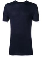 Neil Barrett Contrast Detail T-shirt - Blue