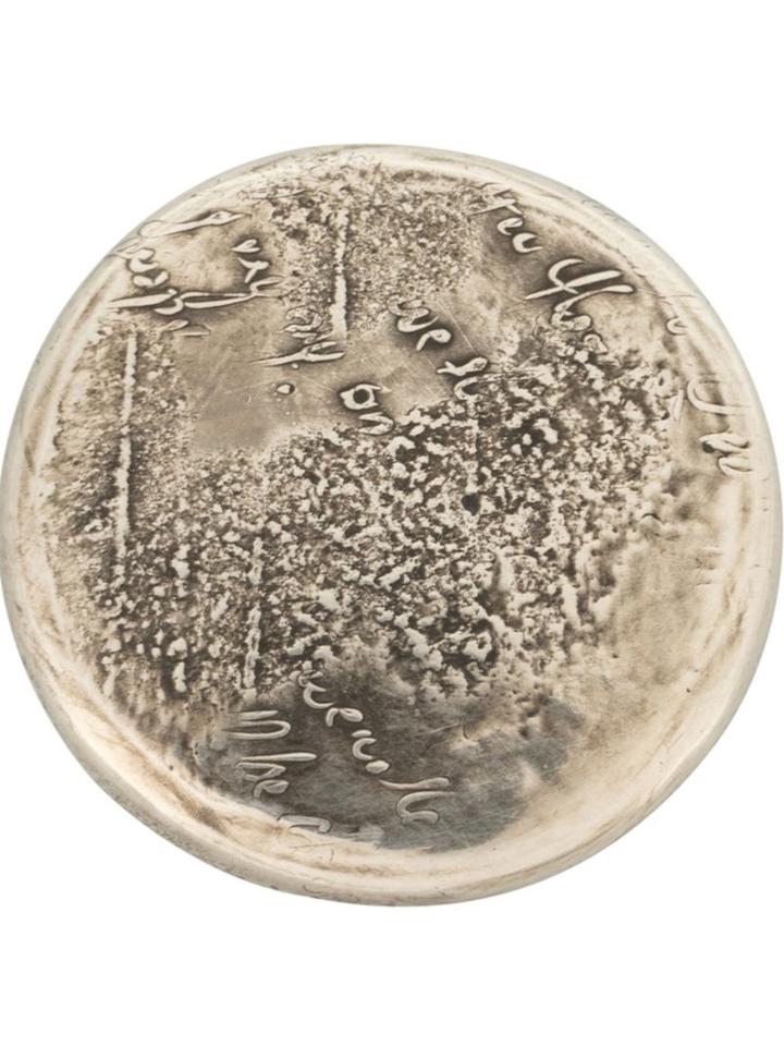 Werkstatt:münchen Round Pin, Adult Unisex, Metallic