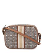 Tory Burch Gemini Link Canvas Mini Bag - Brown