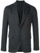 Lardini Two-button Blazer, Men's, Size: 50, Grey, Cotton/cupro/viscose/wool