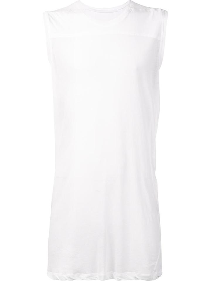 Julius Sheer Sleeveless T-shirt, Men's, Size: 3, White, Cotton