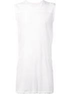 Julius Sheer Sleeveless T-shirt, Men's, Size: 3, White, Cotton