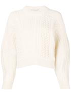 Stella Mccartney Oversized Sleeves Sweater - White
