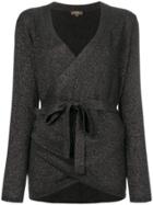 N.peal Sparkle Ballet Wrap - Grey