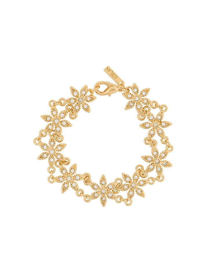 Susan Caplan Vintage D'orlan Floral Bracelet - Gold