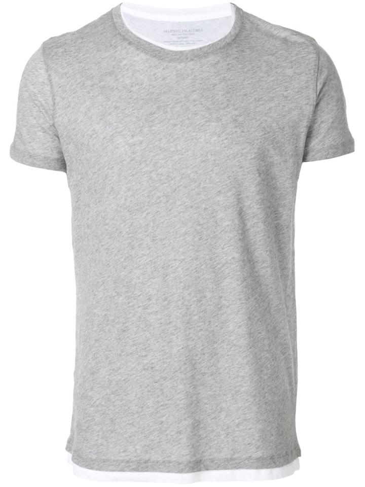 Majestic Filatures Double Layer T-shirt - Grey