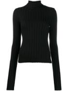 Simon Miller Long-sleeve Fitted Sweater - Black