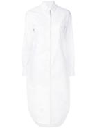 Thom Browne Duck Embroidered Shirtdress - White