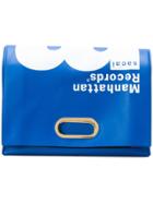 Sacai Manhattan Records Clutch - Blue