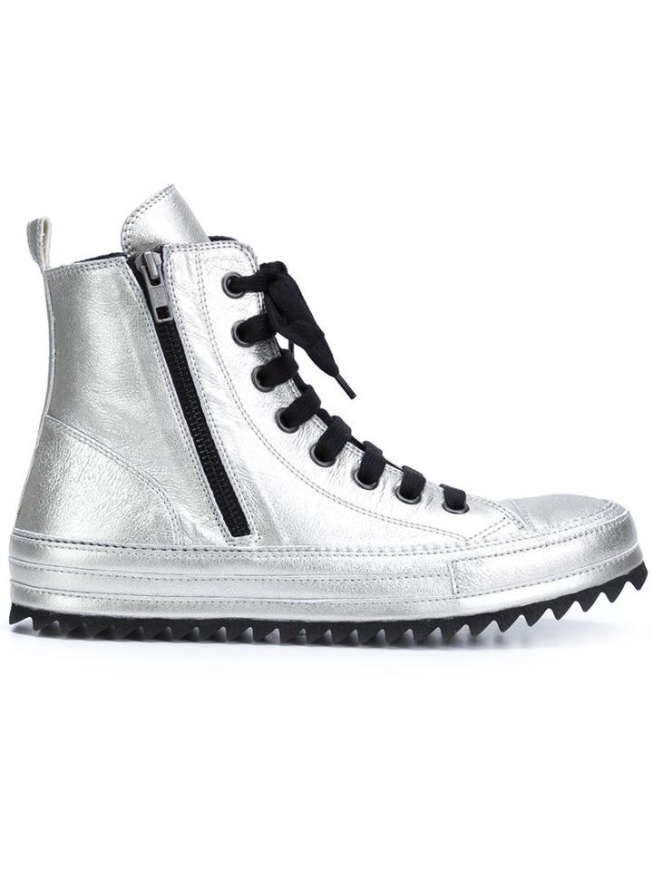 Ann Demeulemeester 'angelina' Metallic Hi-tops