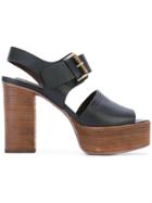 See By Chloé Platform Sandals - Black