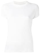 Rick Owens Drkshdw Seam Detail T-shirt, Women's, Size: Medium, White, Viscose