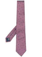 Lanvin All-over Print Tie - Red