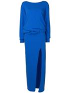 Jacquemus Side Slit Dress - Blue