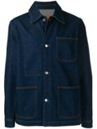 Sandro Paris Workwear Denim Jacket - Blue Vintage - Denim