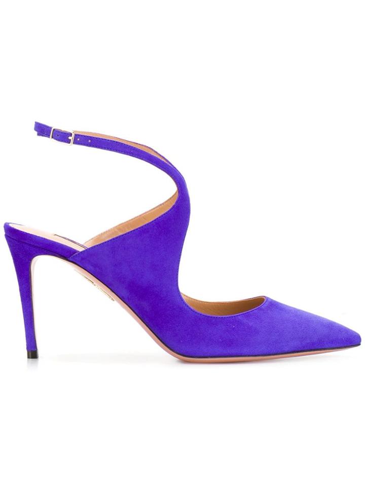 Aquazzura Talana Pointed Pumps - Blue