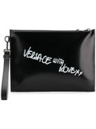 Versace Versace With Love Clutch Bag - Black