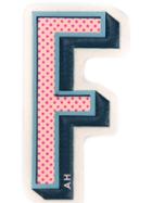 Anya Hindmarch 'f' Sticker - Multicolour