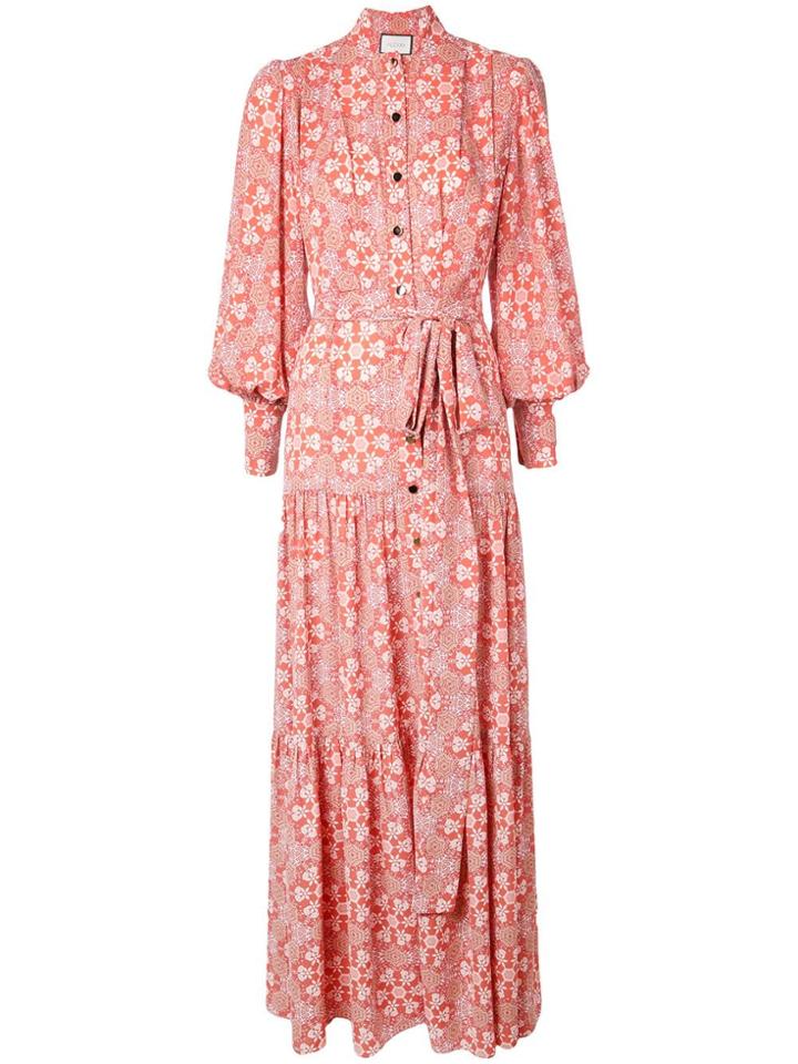Alexis Asim Mosaic-print Maxi Dress - Orange