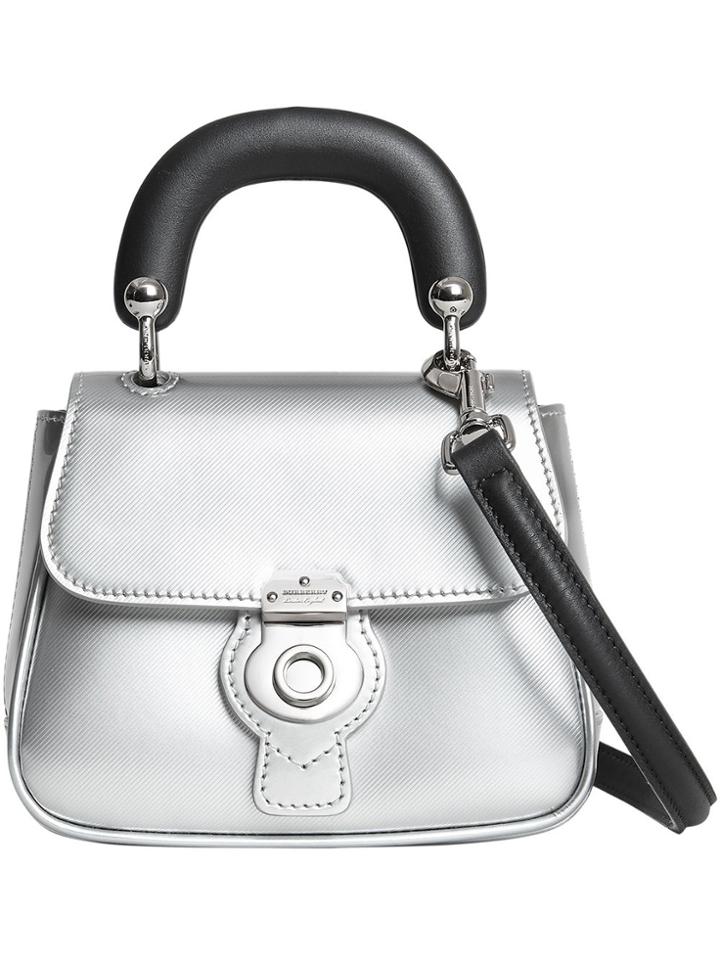 Burberry Mini Dk88 Top Handle Bag - Grey