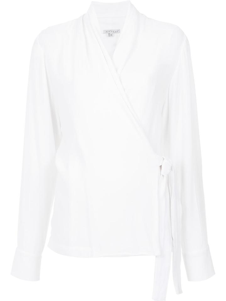Alcaçuz Drawstring Blouse - White