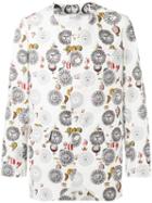 Comme Des Garçons Homme Plus - Sun Print Blazer - Men - Cotton - M, White, Cotton