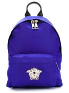 Versace Medusa Backpack, Blue, Polyamide