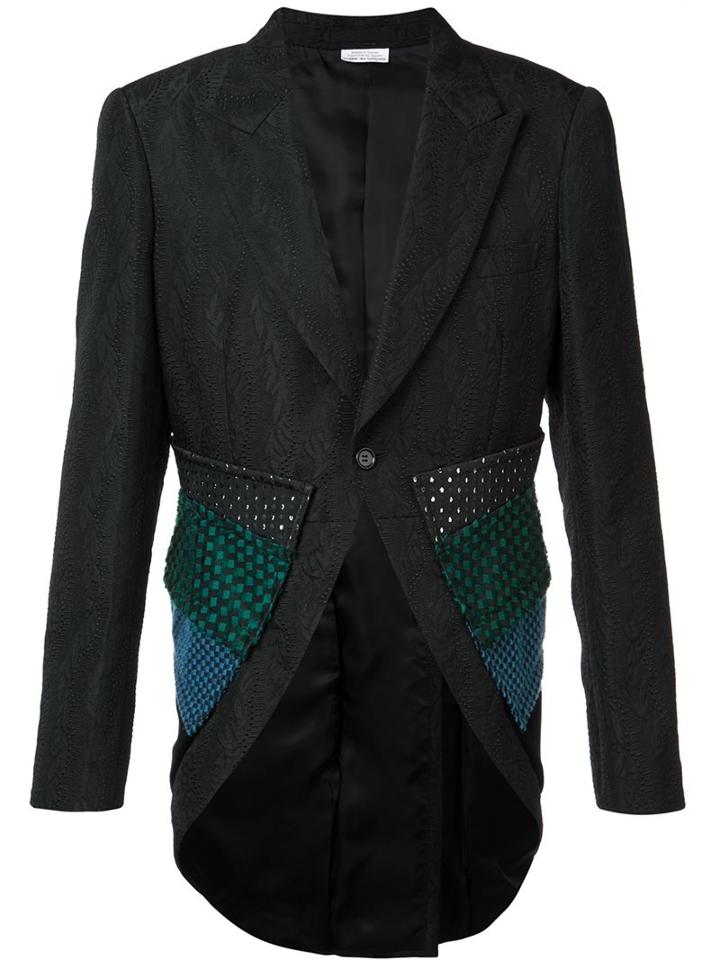 Comme Des Garçons Homme Plus Patterned Tux Jacket