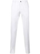Incotex Classic Trousers, Men's, Size: 46, White, Cotton/elastodiene