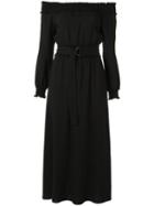 Talie Nk Off-the-shoulder Dress, Women's, Size: 34, Black, Viscose/wool