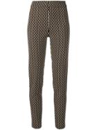 D.exterior All-over Print Trousers - Brown